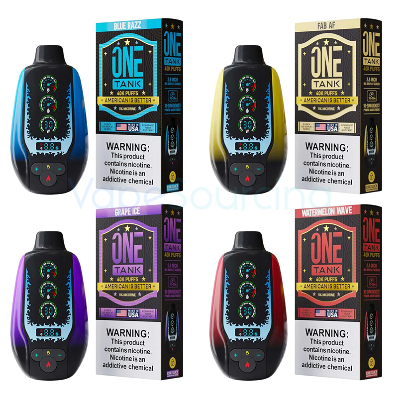 One Tank 40K Ice Control Disposable Vape (5%, 40000 Puffs) - Watermelon Wave