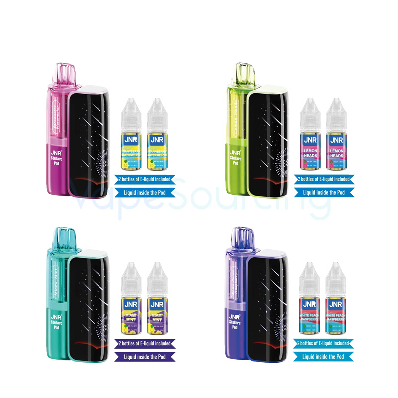 JNR Stellarc 100K Disposable Kit (5%, 100000 Puffs) - White Peach Raspberry